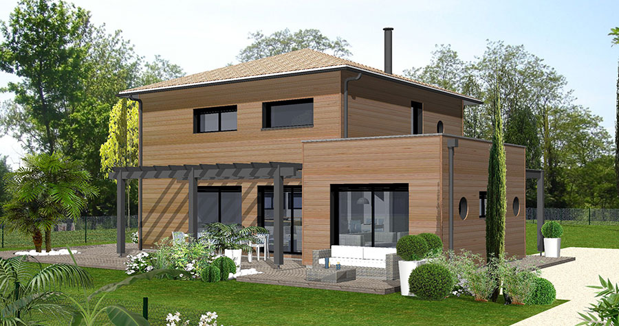constructeur maison ossature bois gironde