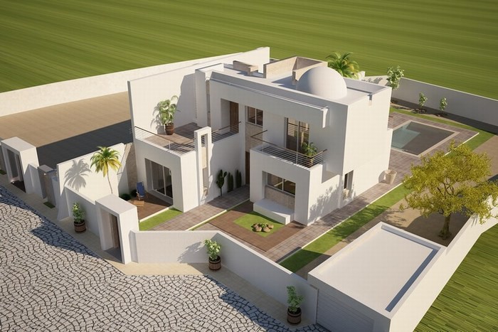 maison moderne djerba