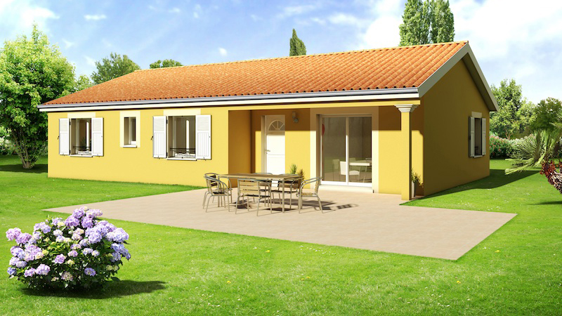 maison plain pied 71