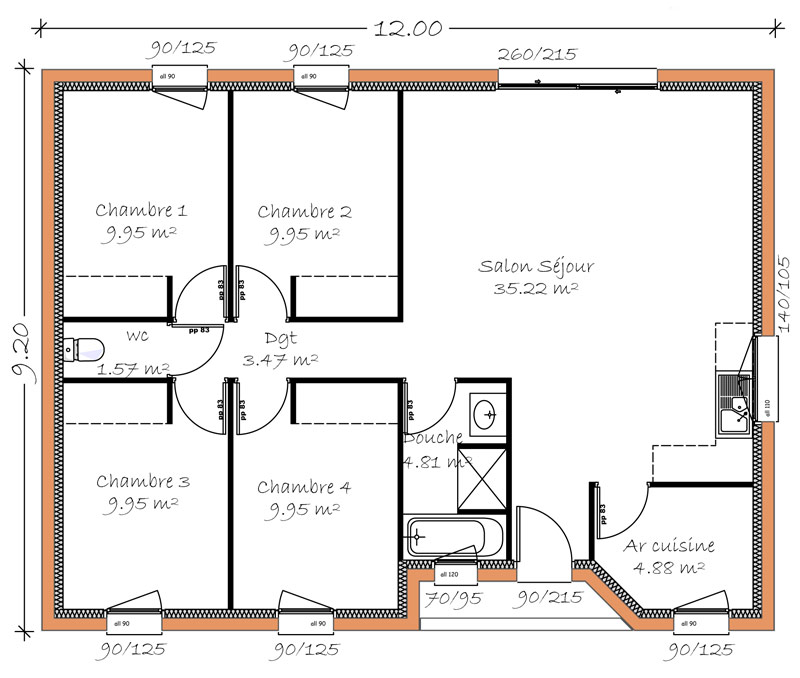 maison plain pied loire atlantique