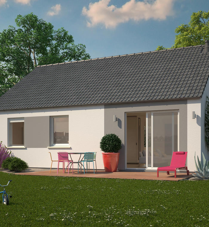 maison plain pied marly 59